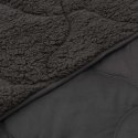 VidaXL Zimowa Kołdra Antracyt 200 x 200 cm Mikrofibra i Fleece Teddy