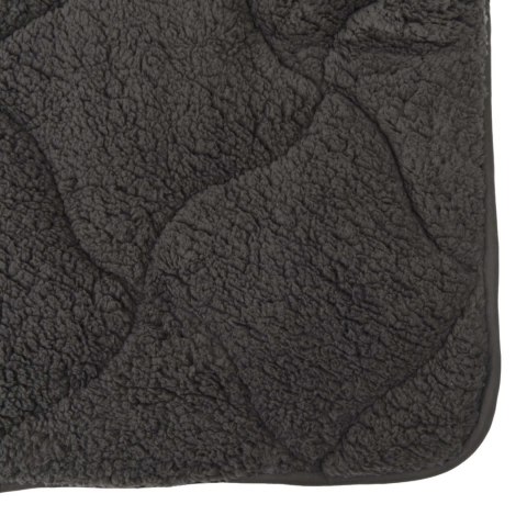 VidaXL Zimowa Kołdra Antracyt 200 x 220 cm Mikrofibra i Fleece Teddy