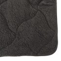 VidaXL Zimowa Kołdra Antracyt 220 x 240 cm Mikrofibra i Fleece Teddy