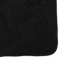VidaXL Zimowa Kołdra Czarny 140 x 220 cm Mikrofibra i Fleece Teddy