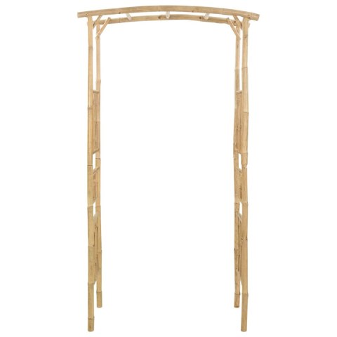 VidaXL Łuk Ogrodowy Naturalny 110 x 40 x 205 cm Bambus