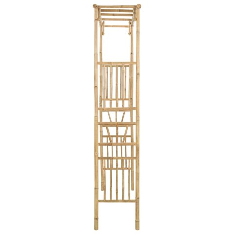 VidaXL Łuk Ogrodowy Naturalny 110 x 40 x 205 cm Bambus