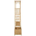 VidaXL Łuk Ogrodowy Naturalny 177 x 40 x 205 cm Bambus