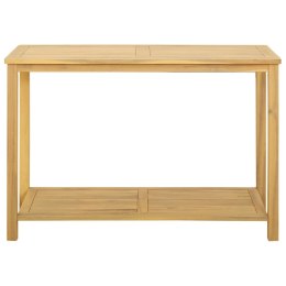 VidaXL Stół konsolowy do ogrodu Jasna akacja 110 x 40 x 75 cm