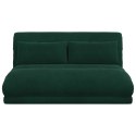 VidaXL Krzesło na podłogę Ciemna zieleń 110 x 82 x 55 cm Aksamit