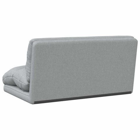 VidaXL Krzesło na podłogę Jasnoszary 110 x 82 x 55 cm tkanina