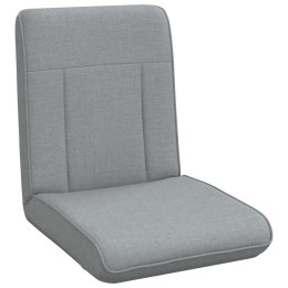 VidaXL Krzesło na podłogę Jasnoszary 50 x 73 x 60 cm tkanina