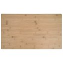 VidaXL Wózek kuchenny z kółkami Naturalny 59,5 x 36 x 82 cm Bambus