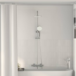 VidaXL Zestaw systemu prysznicowego z termostatem chrom