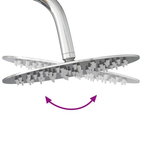 VidaXL Zestaw systemu prysznicowego z termostatem chrom