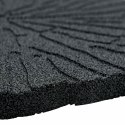 VidaXL Kamień kroczący 6 pcs Czarny Ø 45 x 1,8 cm Guma