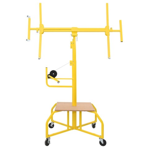 VidaXL Podnośnik do płyt gipsowych Żółty 300 x 107 x 330 cm Stal
