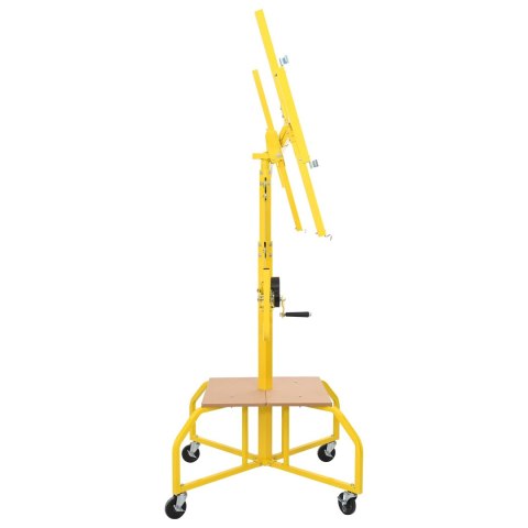 VidaXL Podnośnik do płyt gipsowych Żółty 300 x 107 x 330 cm Stal
