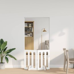 VidaXL Składany kojec dla zwierząt 2 pcs Biały 100,5 x 38 x 70 cm