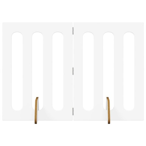 VidaXL Składany kojec dla zwierząt 2 pcs Biały 100,5 x 38 x 70 cm