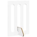 VidaXL Składany kojec dla zwierząt 2 pcs Biały 100,5 x 38 x 70 cm