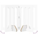 VidaXL Składany kojec dla zwierząt 2 pcs Biały 100,5 x 38 x 70 cm