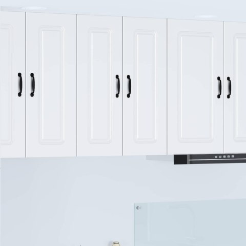 VidaXL Front do zmywarki Kalmar 2 pcs Biały 30 x 31 x 80 cm