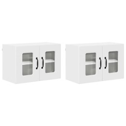VidaXL Front do zmywarki Kalmar 2 pcs Biały 60 x 31 x 40 cm