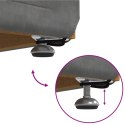 VidaXL Halka Ciemnoszary 101 x 41 x 40 cm Welur i drewno inżynieryjne