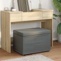 VidaXL Halka Ciemnoszary 61 x 41 x 40 cm Tkanina i drewno inżynieryjne