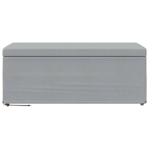 VidaXL Halka Jasnoszary 101 x 41 x 40 cm Tkanina i drewno inżynieryjne