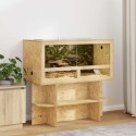 VidaXL Terrarium Brązowy 100 x 50 x 50 cm OSB