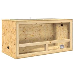 VidaXL Terrarium Brązowy 100 x 50 x 50 cm OSB
