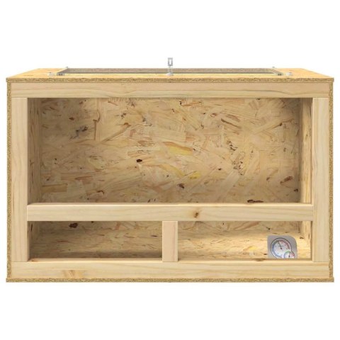 VidaXL Terrarium Brązowy 80 x 50 x 50 cm OSB