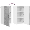 VidaXL Front do zmywarki Kalmar Betonowy szary 40 x 31 x 80 cm