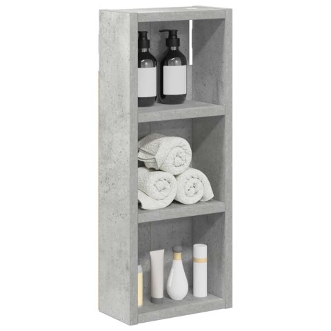 VidaXL Szafka ścienna łazienkowa Betonowy Szary 20 x 10 x 50 cm