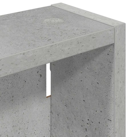 VidaXL Szafka ścienna łazienkowa Betonowy Szary 20 x 10 x 50 cm