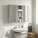 VidaXL Szafka ścienna łazienkowa Betonowy Szary 20 x 10 x 60,5 cm
