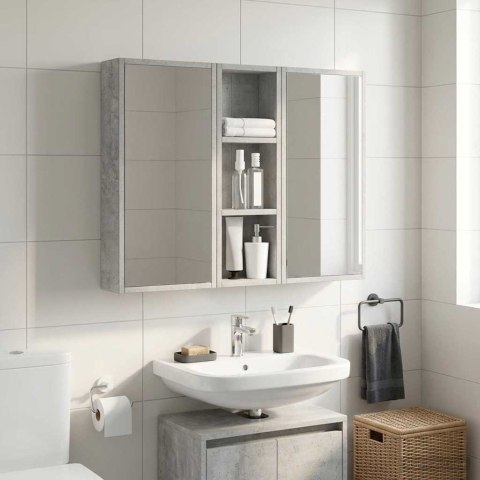 VidaXL Szafka ścienna łazienkowa Betonowy Szary 20 x 10 x 60,5 cm