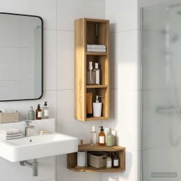 VidaXL Szafka ścienna łazienkowa Dąb rzemieślniczy 20 x 14 x 70 cm