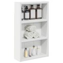 VidaXL Szafka ścienna łazienkowa z półką Biały 30 x 10 x 50 cm