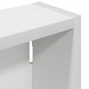 VidaXL Szafka ścienna łazienkowa z półką Biały 30 x 10 x 50 cm