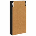 VidaXL Szafka ścienna łazienkowa z półką Czarny Dąb 30 x 10 x 60,5 cm