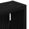 VidaXL Szafka ścienna łazienkowa z półką Czarny Dąb 30 x 10 x 60,5 cm