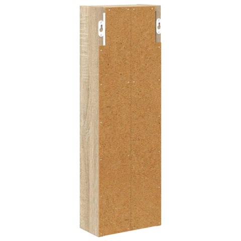 VidaXL Szafka ścienna łazienkowa z półką Dąb Sonoma 20 x 10 x 60,5 cm