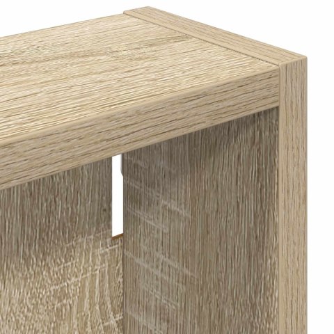 VidaXL Szafka ścienna łazienkowa z półką Dąb Sonoma 20 x 10 x 60,5 cm