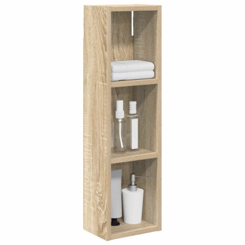 VidaXL Szafka ścienna łazienkowa z półką Dąb Sonoma 20 x 14 x 70 cm