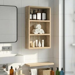VidaXL Szafka ścienna łazienkowa z półką Dąb Sonoma 30 x 10 x 50 cm