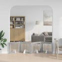 VidaXL Bramka dla psów z podpórkami 4 pcs Szary Sonoma 80 x 60 cm
