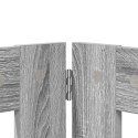 VidaXL Bramka dla psów z podpórkami 4 pcs Szary Sonoma 80 x 60 cm
