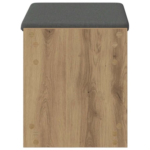 VidaXL Ławka w przedpokoju z półką Dąb Rzemieślniczy 63 x 38 x 45 cm