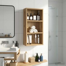 VidaXL Szafka ścienna łazienkowa Dąb rzemieślniczy 30 x 16 x 62,5 cm