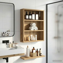 VidaXL Szafka ścienna łazienkowa Dąb rzemieślniczy 40 x 10 x 50 cm