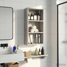 VidaXL Szafka ścienna łazienkowa Szary Sonoma 30 x 16 x 62,5 cm