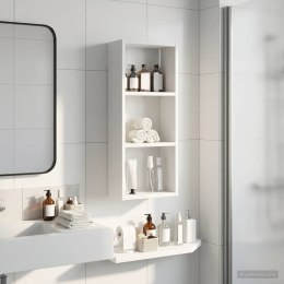 VidaXL Szafka ścienna łazienkowa z półką Biały 30 x 14 x 70 cm